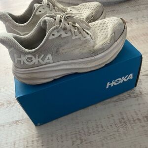 HOKA White Running Shoes